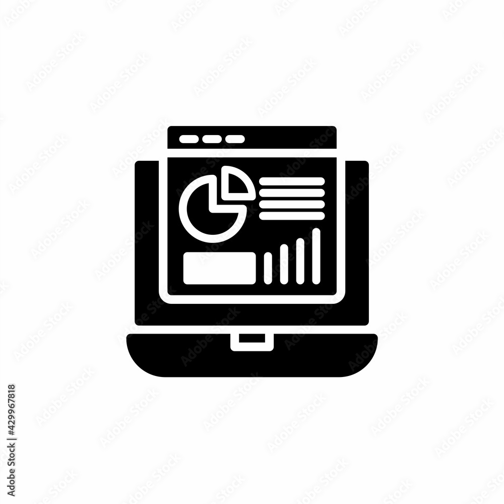 Glyph style dashboard icon. Vector icon illustration Glyph style dashboard icon. Vector icon illustration