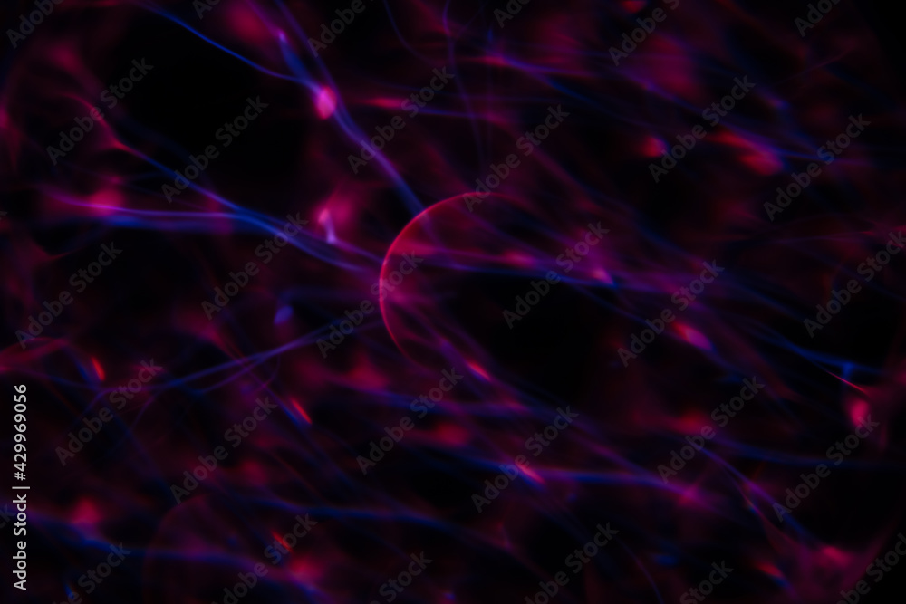 closeup of plasma lamp, closeup of plasma lamp,