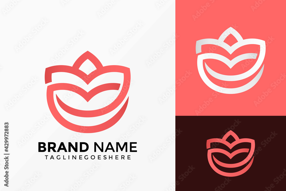 Creative Abstract Rose Logo Vector Design. Brand Identity emblem, designs concept, logos, logotype element for template. Creative Abstract Rose Logo Vector Design. Brand Identity emblem, designs concept, logos, logotype element for template.