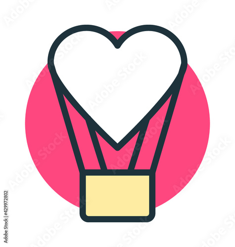 Heart Air Balloon 