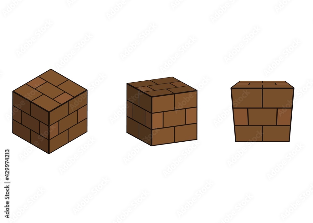 レンガ風のブロック(JPEG) レンガ風のブロック(JPEG)
