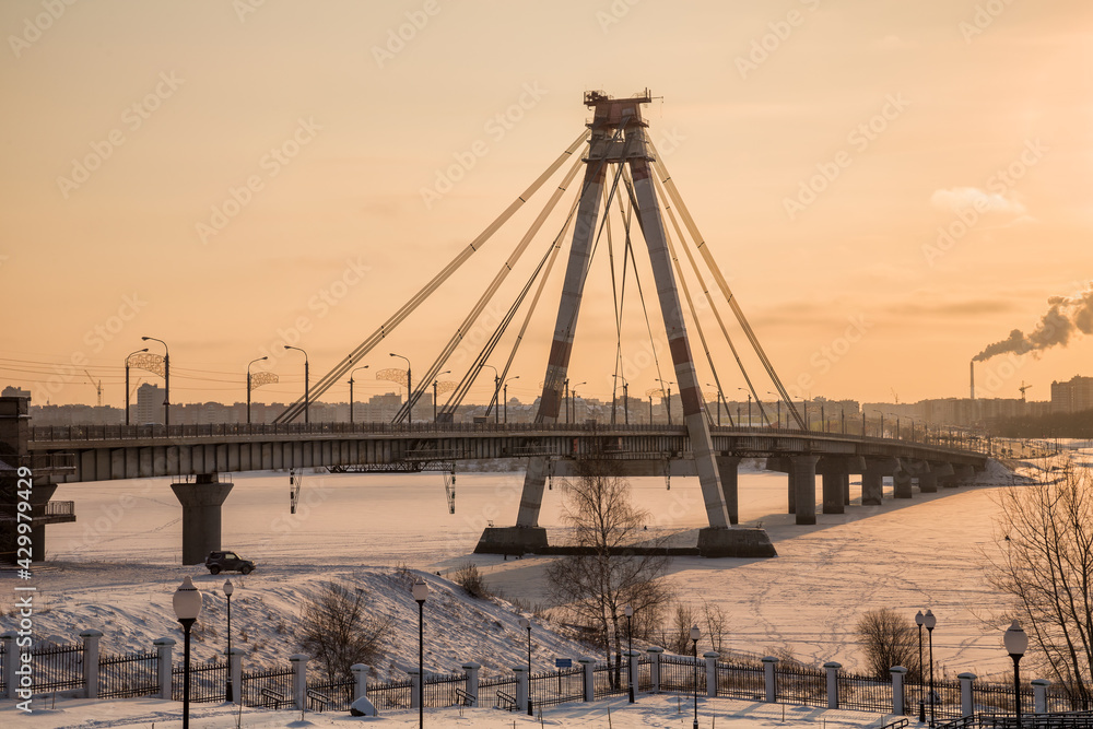 Cherepovets, bridge over the Sheksna River