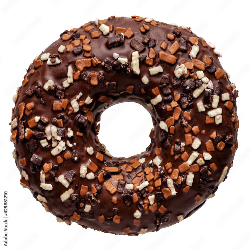 Fresh chocolate doughnut Fresh chocolate doughnut