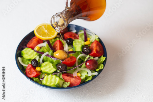 Vászonkép Mediterranean salad