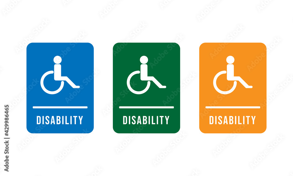 Vector icon disabled, wheelchair symbol. Modern and simple flat vector illustration for a website or mobile app Vector icon disabled, wheelchair symbol. Modern and simple flat vector illustration for a website or mobile app