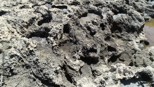 Wallpaper Mural Best place for summer trips. Beautiful aerial footage coast. Cinema scene short film. Summer relaxation 4k footage. Explore the coast. Producing sea salt. Salt production. Discover the world Torontodigital.ca