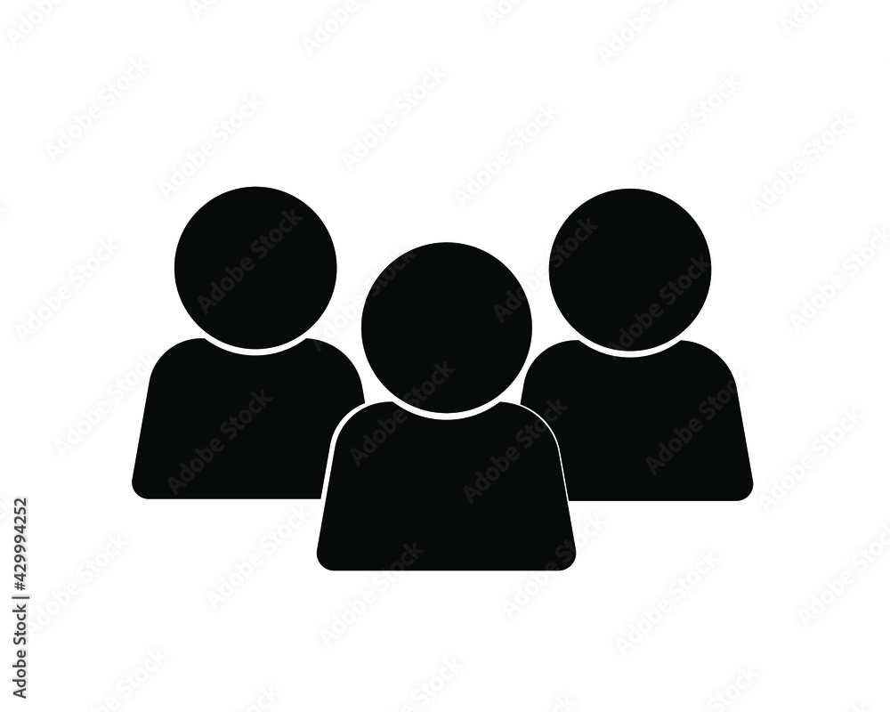 Men Team Icon Vector User Group Of People Pictogram Men Team Icon Vector User Group Of People Pictogram