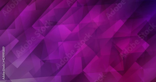4K looping dark purple, pink video sample in rectangular style. Holographic abstract video with cubs, rectangles. Slideshow for web sites. 4096 x 2160, 30 fps.