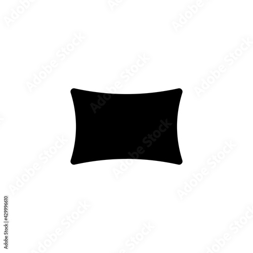 pillow icon vector sign symbol