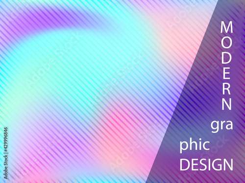 banner fluid holographic gradient vector design.