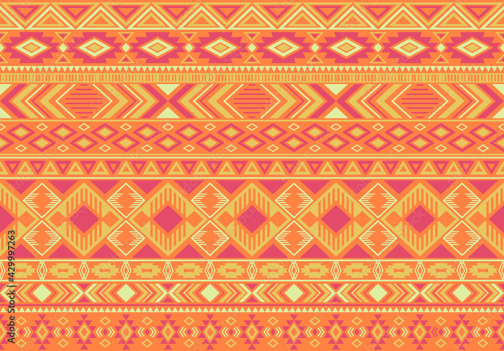 Indonesian pattern tribal ethnic motifs geometric seamless vector background. Indonesian pattern tribal ethnic motifs geometric seamless vector background.