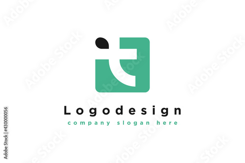 Initial Letter T logo design template element. letter T icon. Suitable for business and financial logos isolated on white background