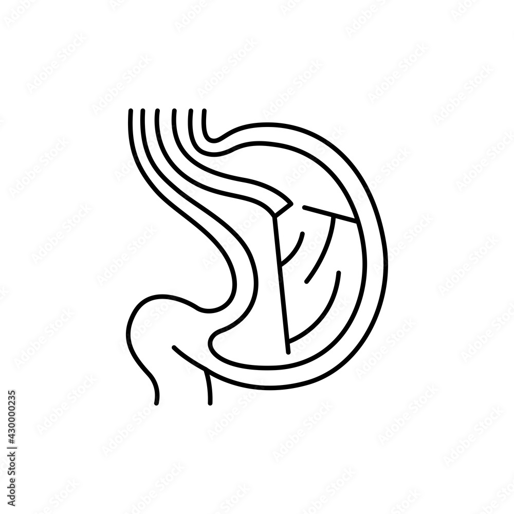 Endoscopy olor line icon. Pictogram for web page, mobile app, promo. Endoscopy olor line icon. Pictogram for web page, mobile app, promo.