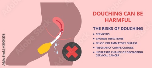 Douche vagina odor clean blood flora ectopic yeast bacterial Pelvic genitals swelling pain sex hygiene system microbes allergic cycle health problem tract prevent mucus Cervical cervix itching cancer