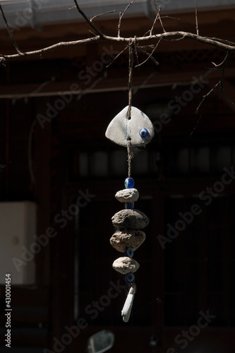 Stone Fish Handmade Evil Eye Beaded