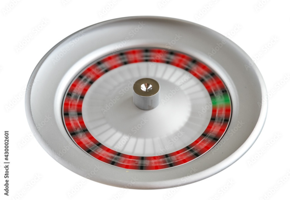 Casino roulette wheel isolated on white background Casino roulette wheel isolated on white background