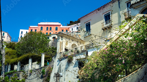 view of the city of Salerno. Terrace of the Minerva Garden