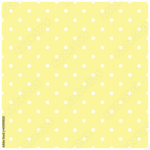 yellow pastel polka dots background