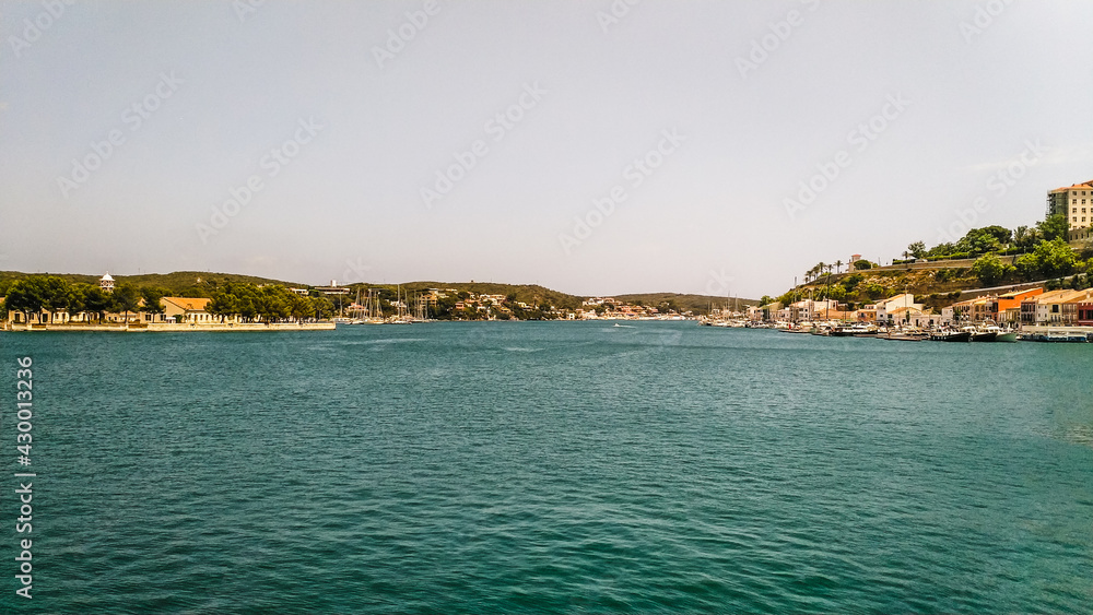 Harbour of Mao in Menorca, Spain