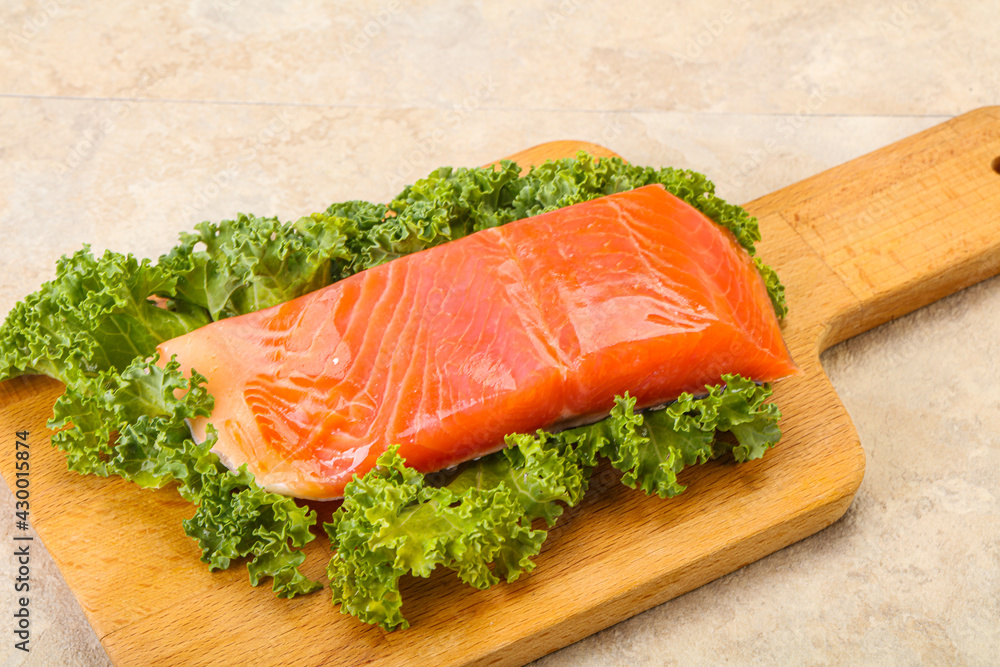 Salmon fillet slice for cooking Salmon fillet slice for cooking