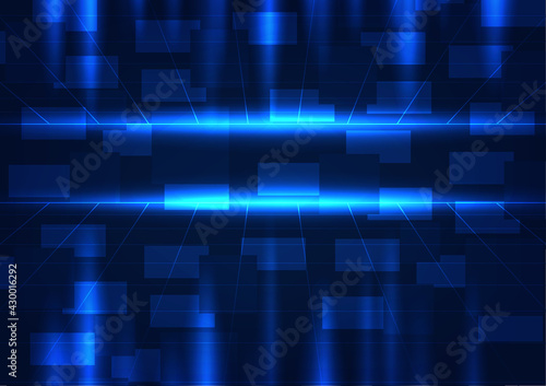 Vector design illustration,abstract background, futuristic technology concept