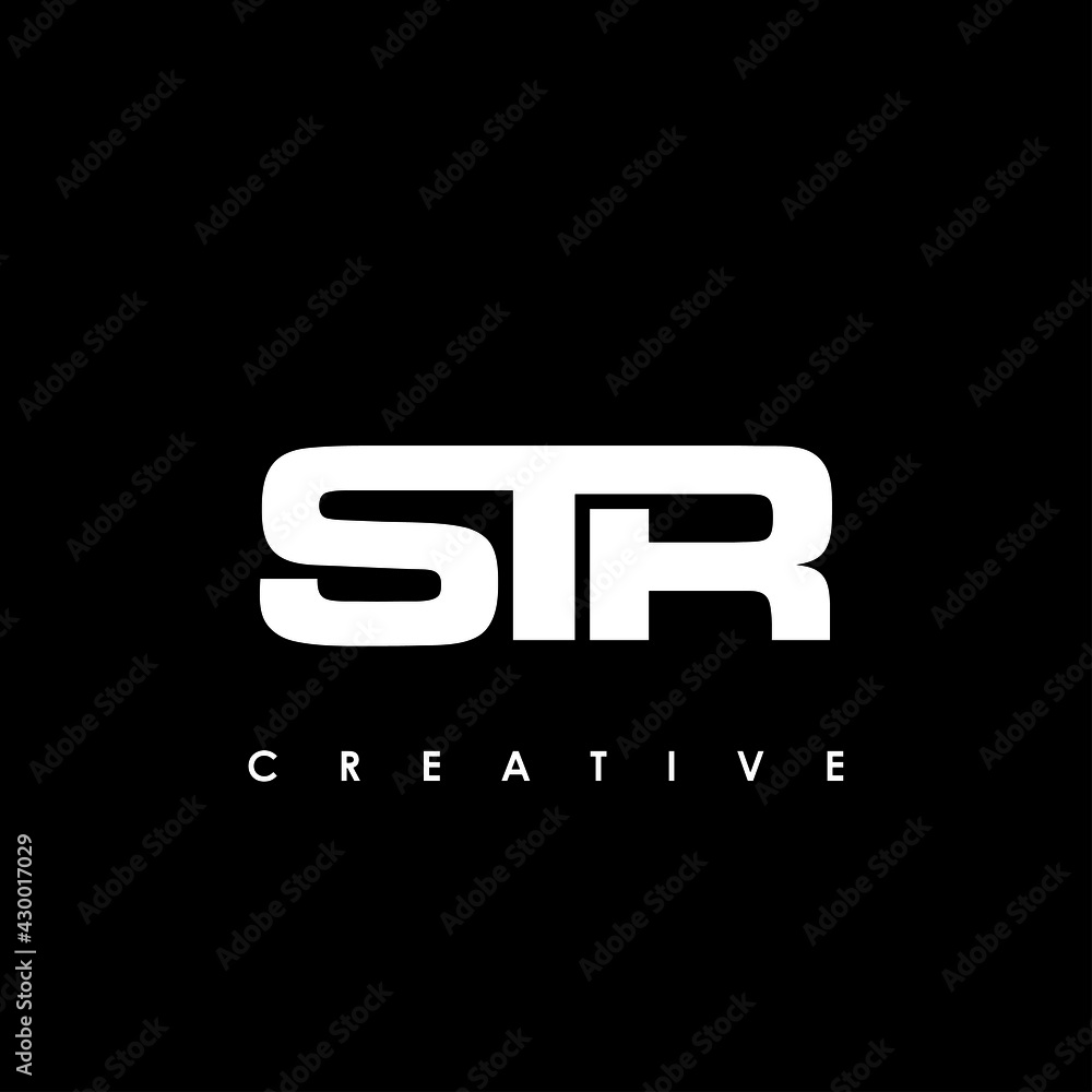 STR Letter Initial Logo Design Template Vector Illustration STR Letter Initial Logo Design Template Vector Illustration