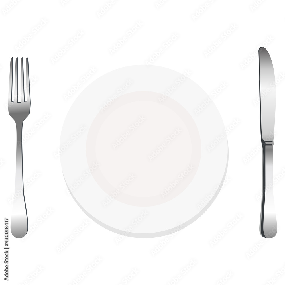 食器とテーブルマナーのイラスト素材 ベクター Stock Vector Adobe Stock