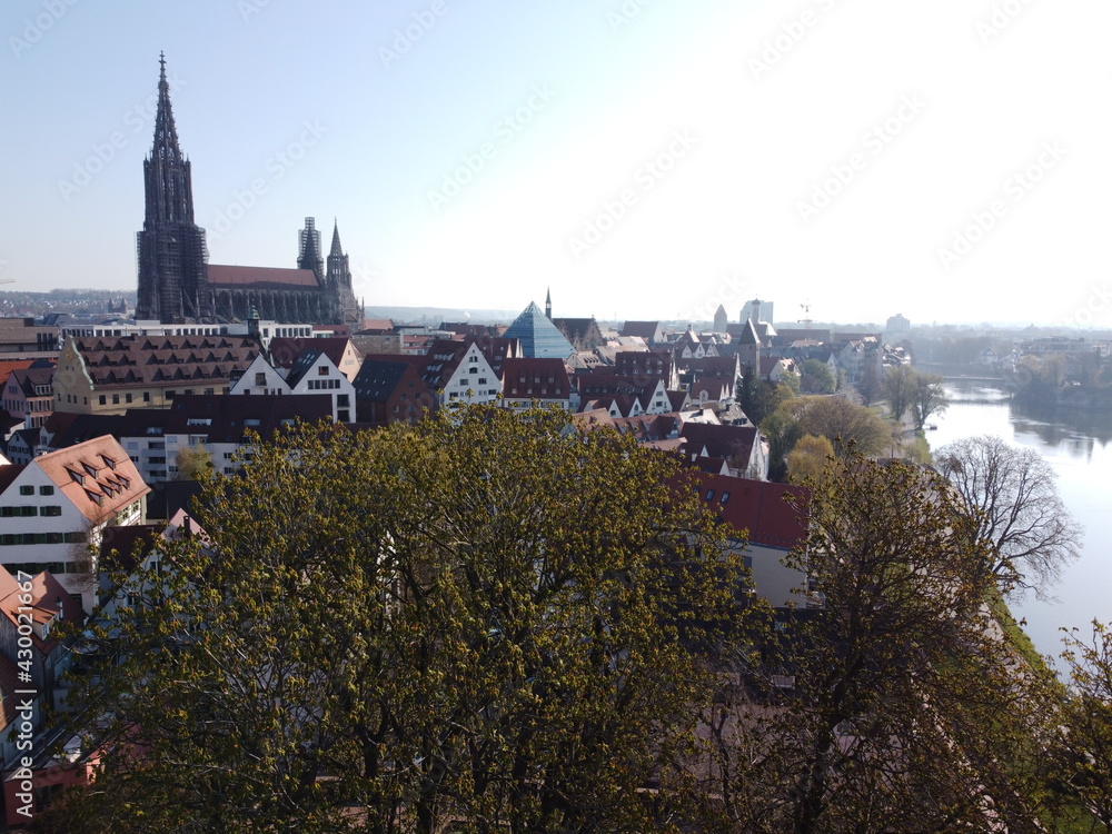 Ulm, Deutschland: Blick über die Stadt