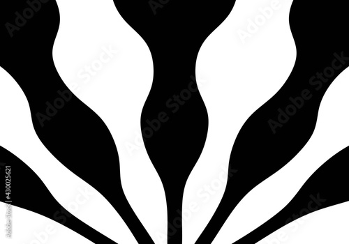Fondo abstracto de barras negras onduladas