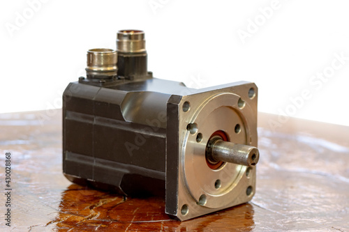 Bild auf Leinwand Electric motors (AC servo motor, DC brush-less motor, and stepping motor)