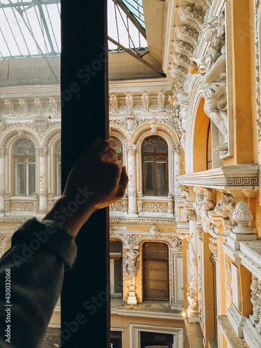 detail of the facade