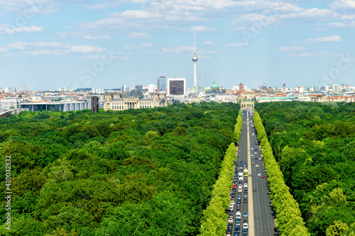 Photography Tiergarten park in Berlin