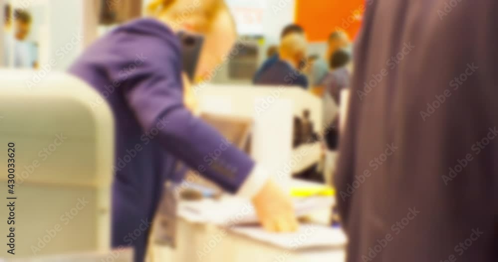 Silhouette of unrecognizable man working in modern office. Blurred defocused video. Business background. Silhouette of unrecognizable man working in modern office. Blurred defocused video. Business background.