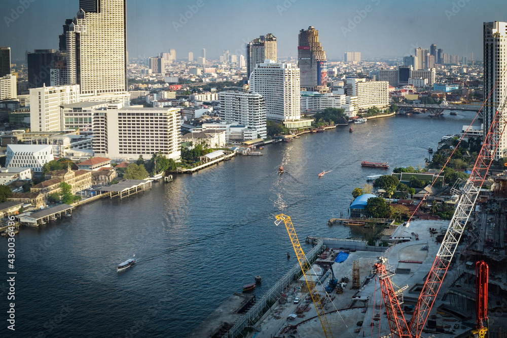Fototapeta premium バンコク、ホテルからの眺望