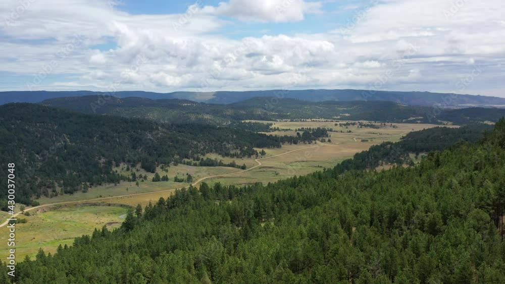 Aerial drone view over South Dakota Aerial drone view over South Dakota