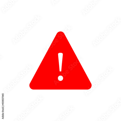 Red Exclamation Sign, Dange...