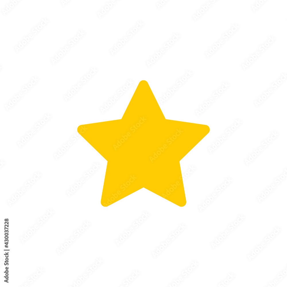 Golden star icon isolated on white background Golden star icon isolated on white background