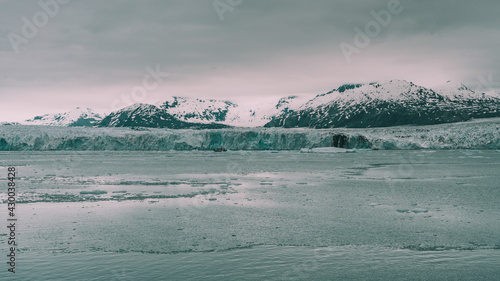 Obraz na plátně The Mouth of Columbia Glacier, Valdez, Alaska