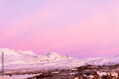 The Thingvellir National Park in Winter, Iceland, Europe