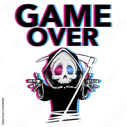 Photo Game over grim reaper