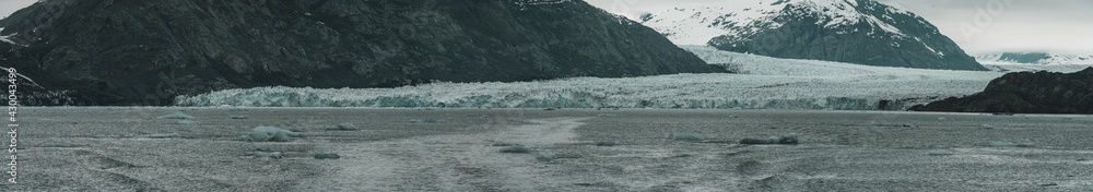 The face of the Columbia Glacier, Valdez, AK