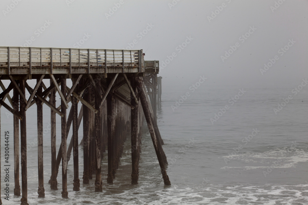 pier in winter