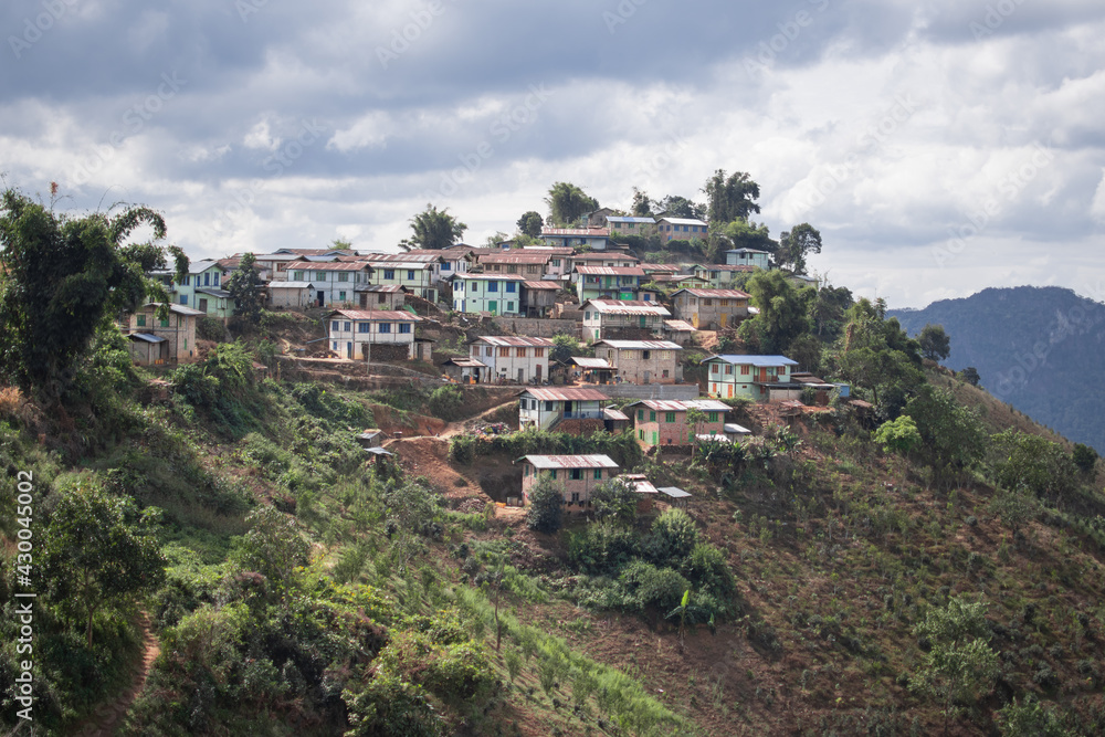 A small hillside village between Kalaw and Inle Lake