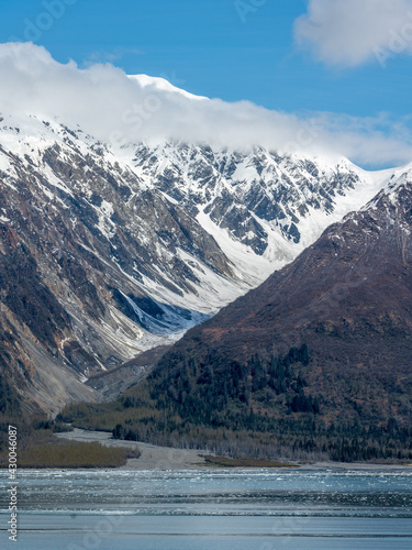 Views whiles sailing to to the Hubbard Glacier  Alaska