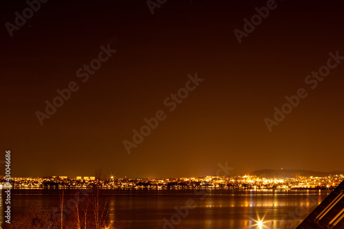 night view of the city