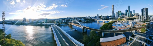 Brisbane city and river front 