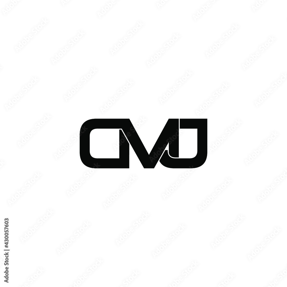 dmj letter original monogram logo design dmj letter original monogram logo design
