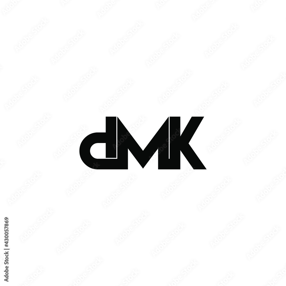 dmk letter original monogram logo design dmk letter original monogram logo design