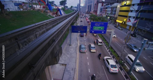 Pasar Seni Metro Stop Near Petaling Street Kuala Lumpur, Malaysia  photo