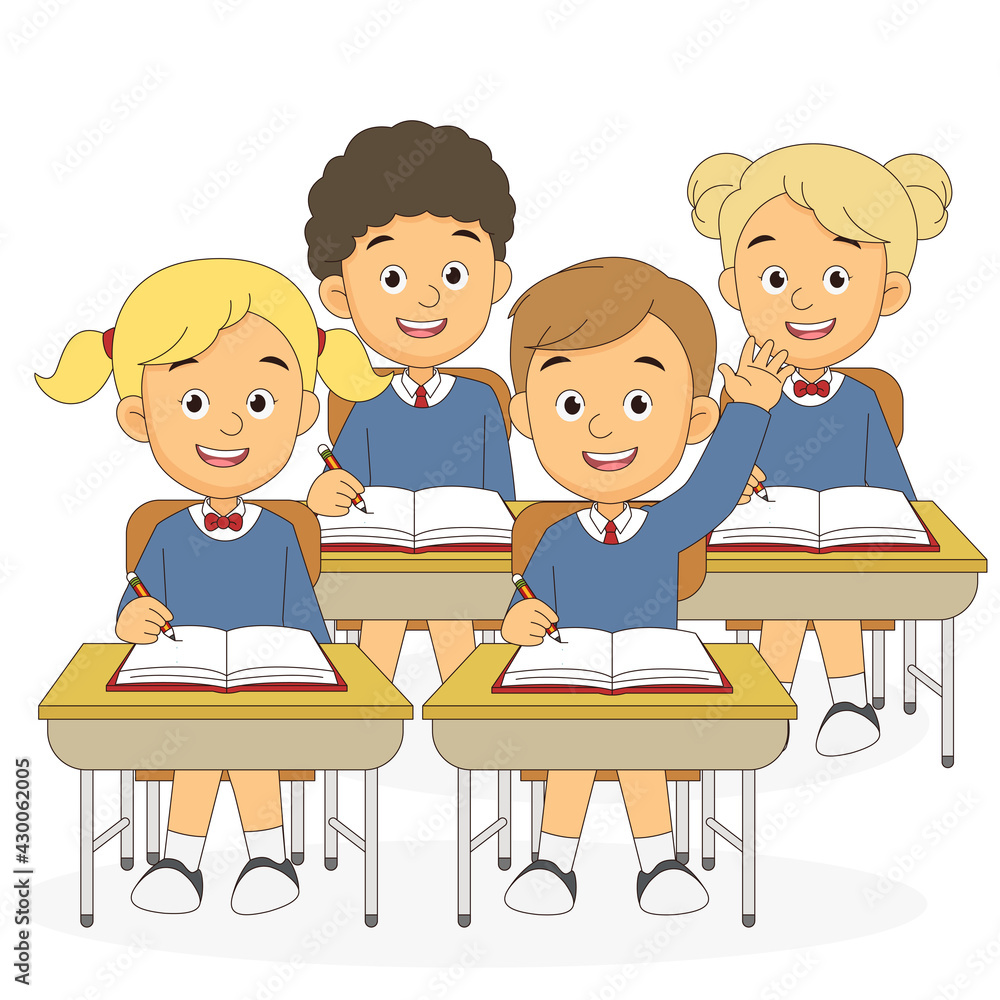 Cartoon Back to school teacher background Cartoon Back to school teacher background